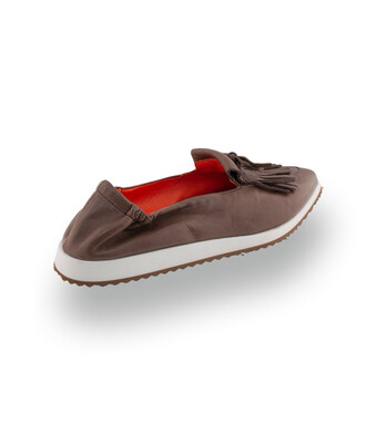Kroll Loafer - Schlammfarbenes Nappa in Sacchetto-Machart