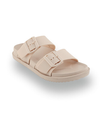 Lemon Jell - Vegane Pantolette in glanzvollem Beige