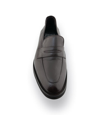 Lendvay & Schwarcz Loafer Slipper in braun Nappa