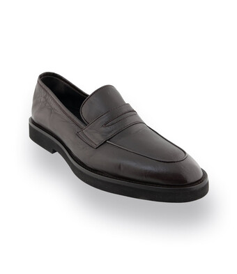 Lendvay & Schwarcz Loafer Slipper in braun Nappa