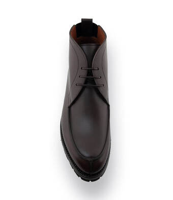 Lendvay & Schwarcz Schnürstiefelette Norweger dunkelbraun VibramSohle
