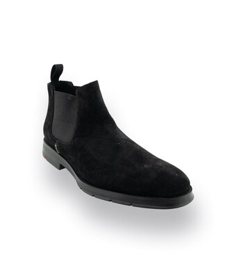 LLOYD Model Jasper Chelseaboots in schwarz velours Gore-tex