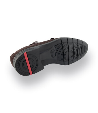 LLOYD Eezy Doppelmonk in braun velours