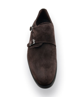 LLOYD Eezy Doppelmonk in braun velours