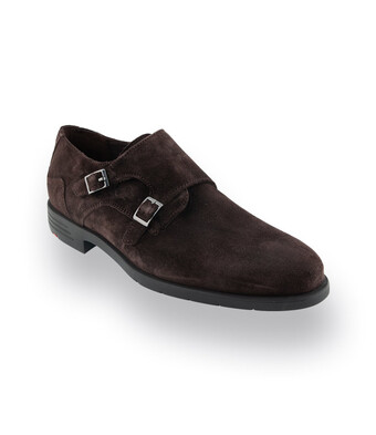 LLOYD Eezy Doppelmonk in braun velours