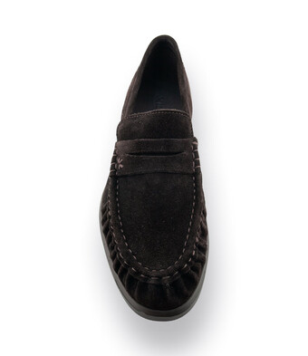 LLOYD N-Stride Collegeslipper in braun velours