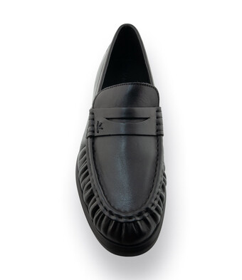 LLOYD N-Stride Collegeslipper in schwarz Glattleder