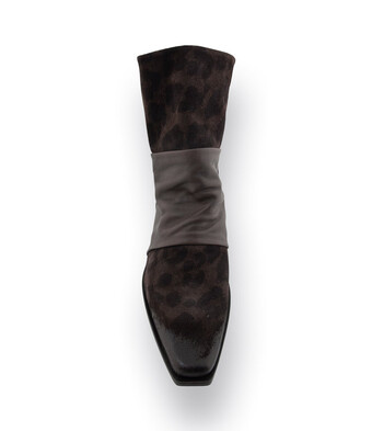 Mimmu Boots in braun Leoprint 