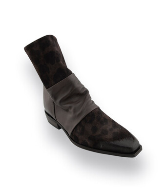 Mimmu Boots in braun Leoprint 
