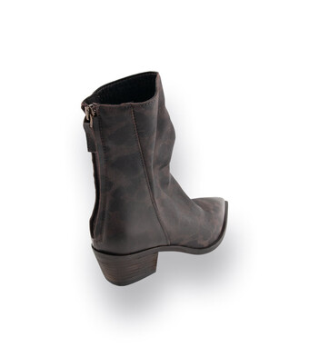 Mimmu WesternBoots in braun Leoprint 