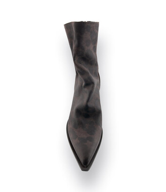 Mimmu WesternBoots in braun Leoprint 