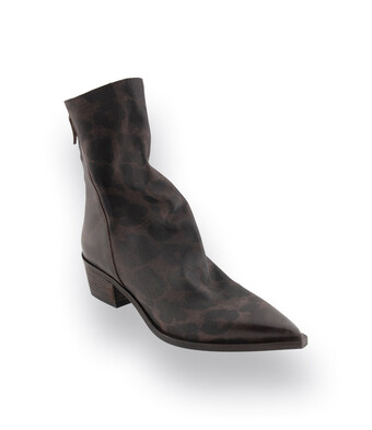 Mimmu WesternBoots in braun Leoprint 