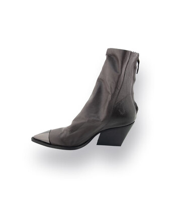 Mimmu l&auml;ssiger Westernboots in grau mit Metallkappe