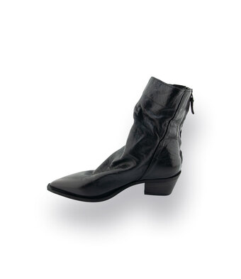Mimmu l&auml;ssiger Westernboots in Schwarz&nbsp;