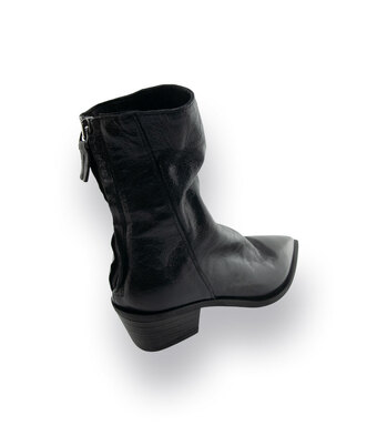 Mimmu l&auml;ssiger Westernboots in Schwarz&nbsp;