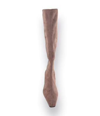 Miss Elastic stiefel in taupefarben Stretchschaft