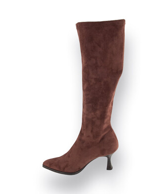Miss Elastic stiefel in braun Stretchschaft