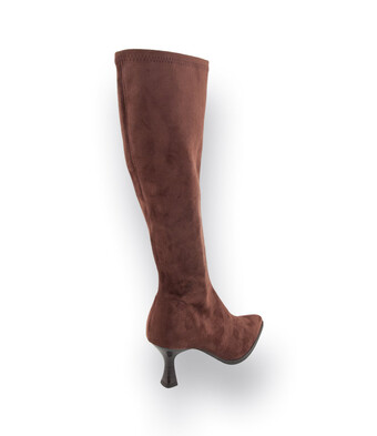 Miss Elastic stiefel in braun Stretchschaft