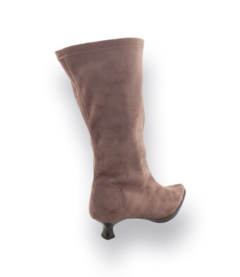Miss Elastic stiefel in taupefarben Stretchschaft