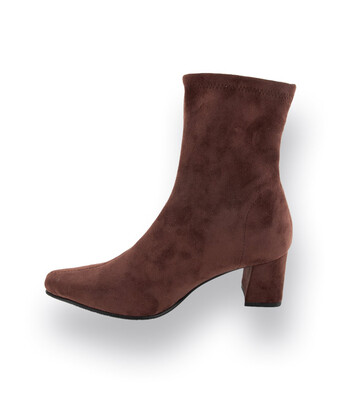Miss Elastic stiefelette in braun Stretchschaft