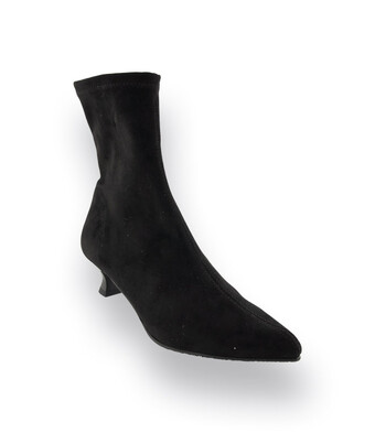 Miss Elastic Stiefelette in schwarz Stretchschaft