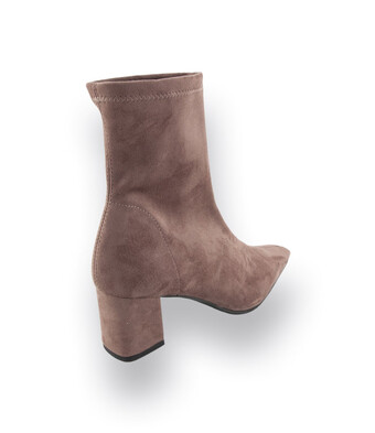 Miss Elastic stiefelette in taupe Stretchschaft