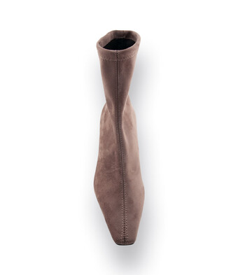 Miss Elastic stiefelette in taupe Stretchschaft
