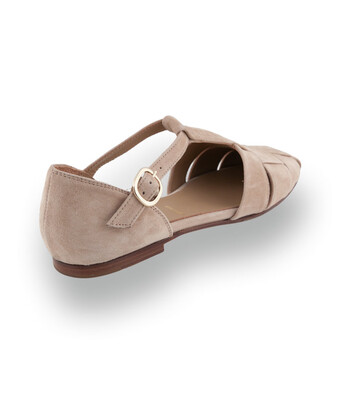 Pascucci Fisherman Sandale - Beige mit Stegspange