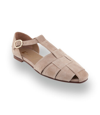 Pascucci Fisherman Sandale - Beige mit Stegspange