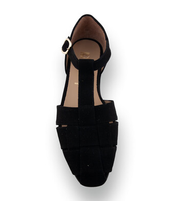 Pascucci Fisherman Sandale - Schwarz mit Stegspange