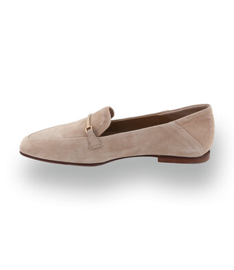 Pascucci Loafer - Beige mit edler Metallspange