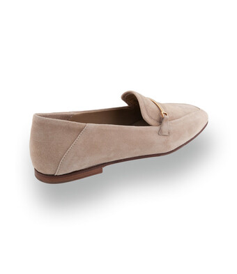 Pascucci Loafer - Beige mit edler Metallspange