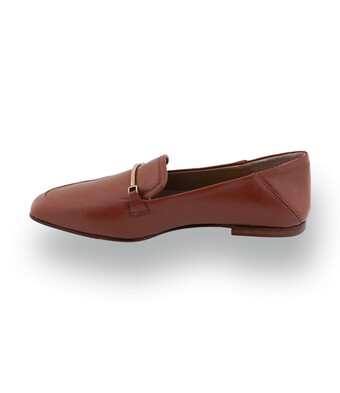 Pascucci Loafer - Warmes Cognac mit Metallspange