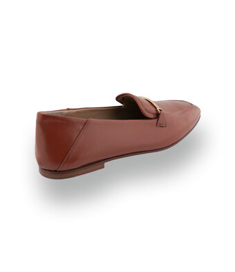 Pascucci Loafer - Warmes Cognac mit Metallspange