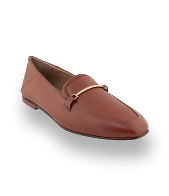 Pascucci Loafer - Warmes Cognac mit Metallspange