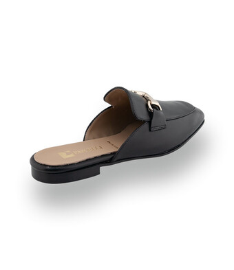 Pascucci Mule - Schwarz mit Metallspange