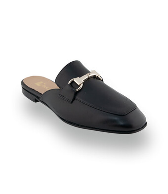 Pascucci Mule - Schwarz mit Metallspange
