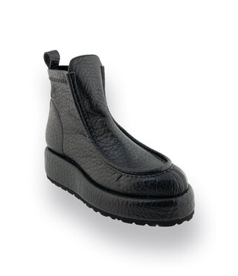Pedro Miralles Weekend Stiefelette in schwarz mit Wulstnaht