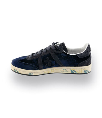 Premiata Bonnied - Sneaker in blau Samt