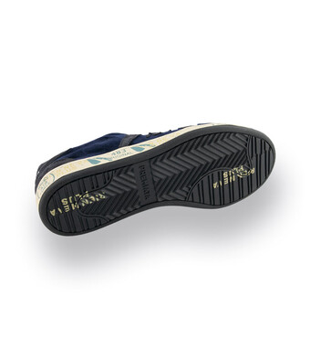 Premiata Bonnied - Sneaker in blau Samt