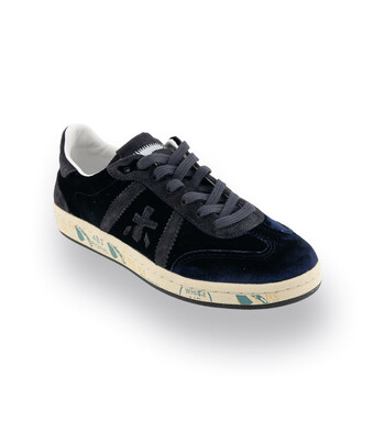Premiata Bonnied - Sneaker in blau Samt