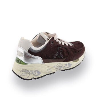 Premiata Mased - Federleichter Running-Sneaker in dunkelbraun