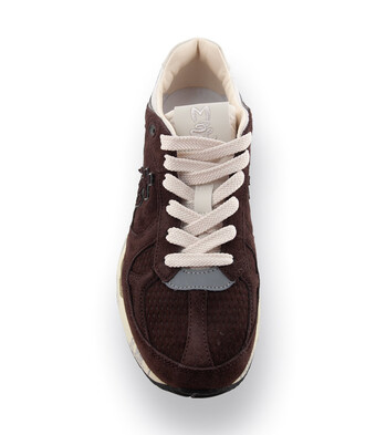 Premiata Mased - Federleichter Running-Sneaker in dunkelbraun