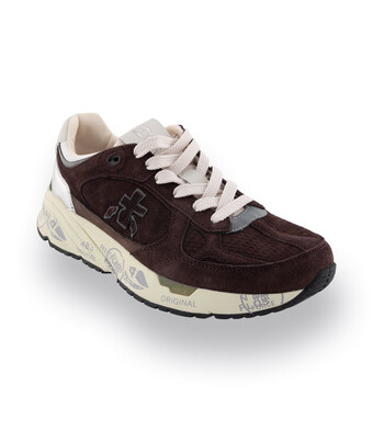 Premiata Mased - Federleichter Running-Sneaker in dunkelbraun