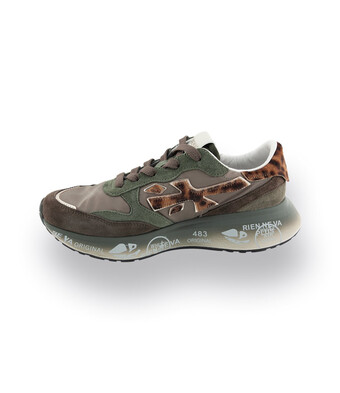 Premiata Lauryn - Federleichter Running-Sneaker in Grün