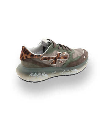 Premiata Lauryn - Federleichter Running-Sneaker in Grün