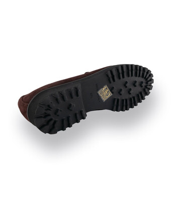 Michela Ruffino Loafer braun velours mit Fransenlasche