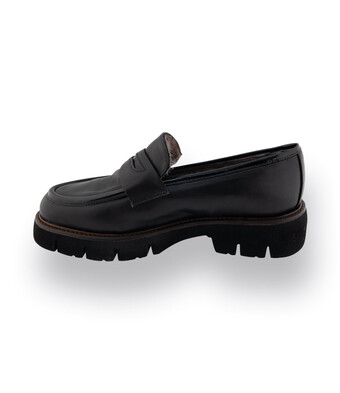 Michela Ruffino Loafer schwarz mit dicken Profil
