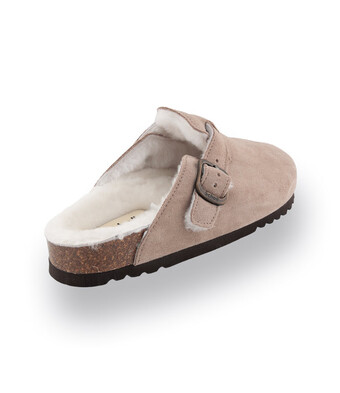 Scholl pANTOLETTE VORNE ZU FAE nEW MIT lAMMFELLFUTTER