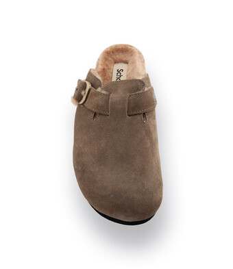 Scholl pANTOLETTE VORNE ZU FAE nEW MIT lAMMFELLFUTTER